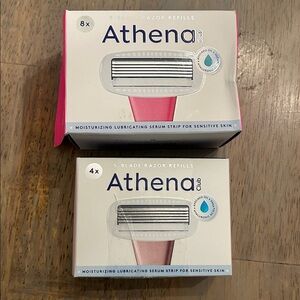 Athena Club 5-Blade Razor Refills - 12 Count